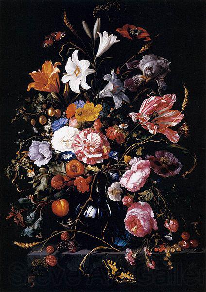 Jan Davidsz. de Heem Vase with Flowers France oil painting art